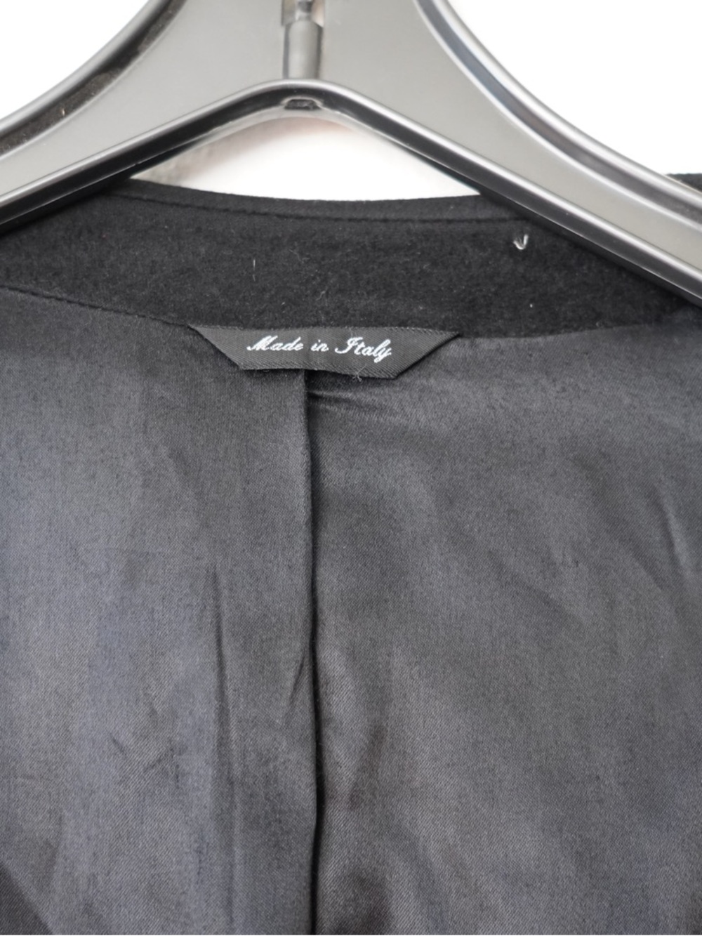 Loro Piana Nordstrom Classic Black Wool Storm System Overcoat Trench Coat 40R - Picture 8 of 13